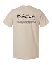 Load image into Gallery viewer, WE THE PEOPLE FRONT AND BACK PRINT T-shirt