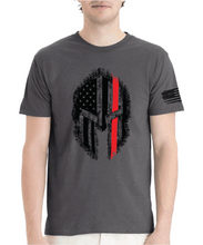 Load image into Gallery viewer, AMERICAN SPARTAN THIN BLUE, RED and GREEN LINE T-Shirts