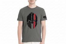 Load image into Gallery viewer, AMERICAN SPARTAN THIN BLUE, RED and GREEN LINE T-Shirts