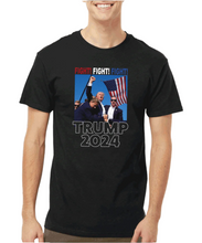 Load image into Gallery viewer, TRUMP FIGHT OUTLINE T-shirt