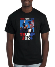 Load image into Gallery viewer, TRUMP FIGHT RWB T-shirt