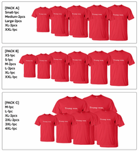 Load image into Gallery viewer, WHOLESALE Women's V-neck Trump won. 45-47 T-shirt