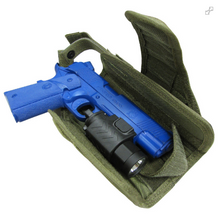 Load image into Gallery viewer, VT Vertical Tactical Molle Handgun Holster (Weapon Lights/Laser friendly)