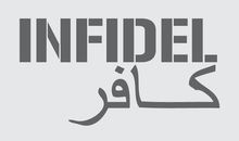 Load image into Gallery viewer, American Infidel Cut Vinyl Decal Car Window Sticker