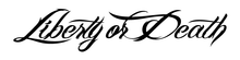 Load image into Gallery viewer, Liberty or Death Script Cut Vinyl Decal