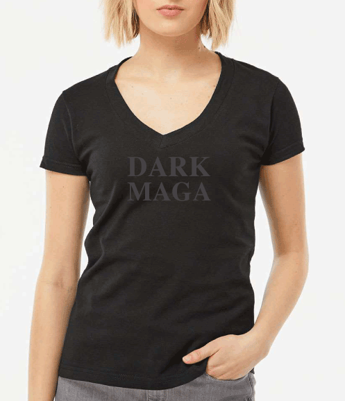 Women's V-neck American Armory DARK MAGA T-shirt