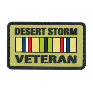 Desert Storm Veteran PVC Velcro Patch