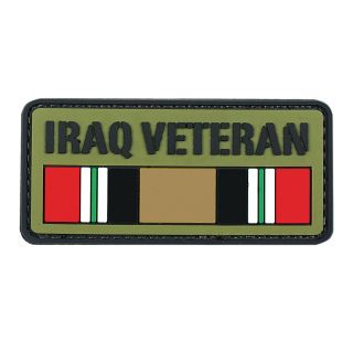 Iraq Veteran PVC Velcro Patch