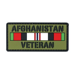 Afghanistan Veteran PVC Velcro Patch