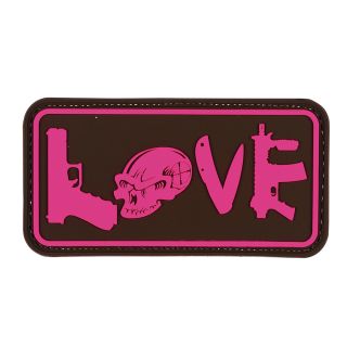 Tactical Love (Fuchsia) PVC Velcro Patch