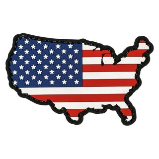 USA Flag PVC Velcro Patch