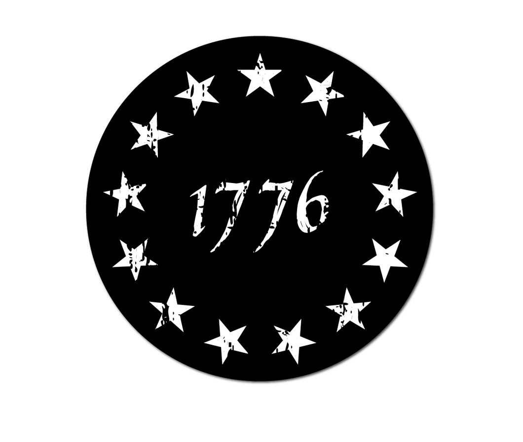 1776 Circle Sticker