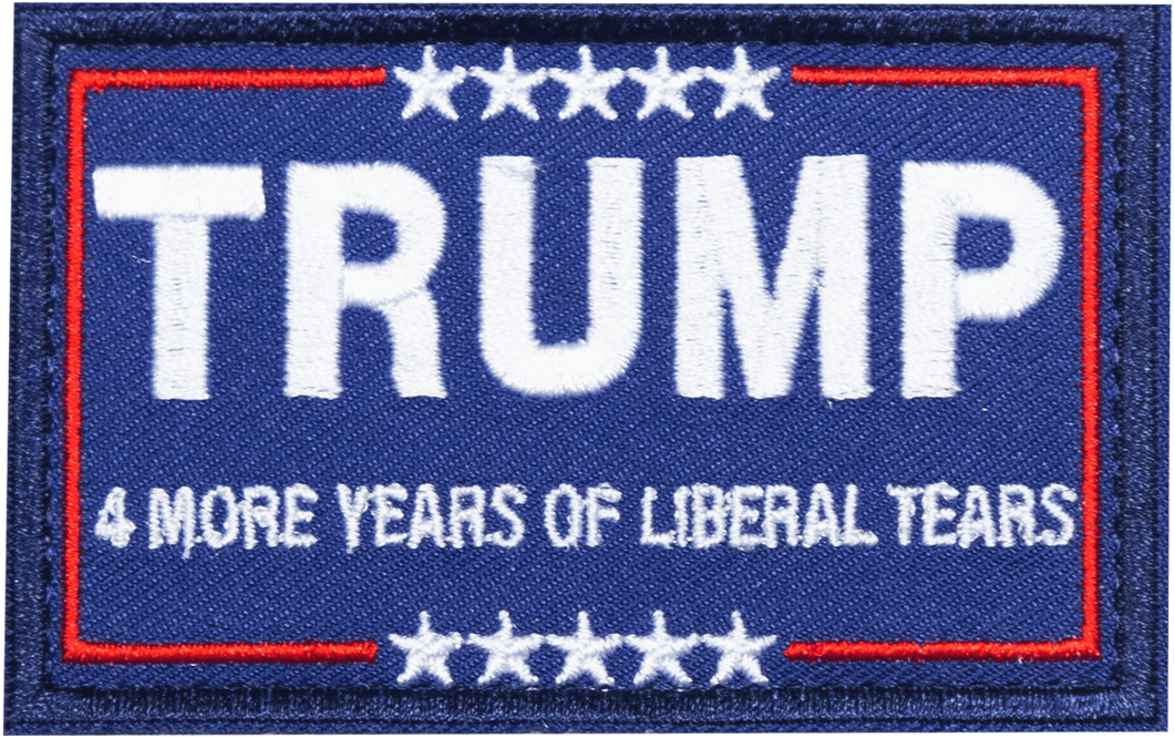 Blue MAGA Embroidered Velcro Patch