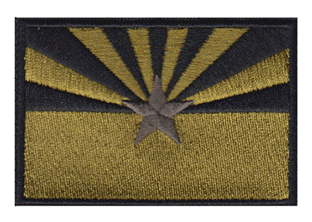 Arizona Flag Embroidered Velcro Patch