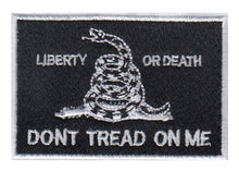 Load image into Gallery viewer, Don&#39;t Tread On Me Embroidered Velcro Patch
