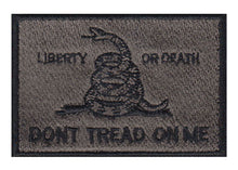 Load image into Gallery viewer, Don&#39;t Tread On Me Embroidered Velcro Patch
