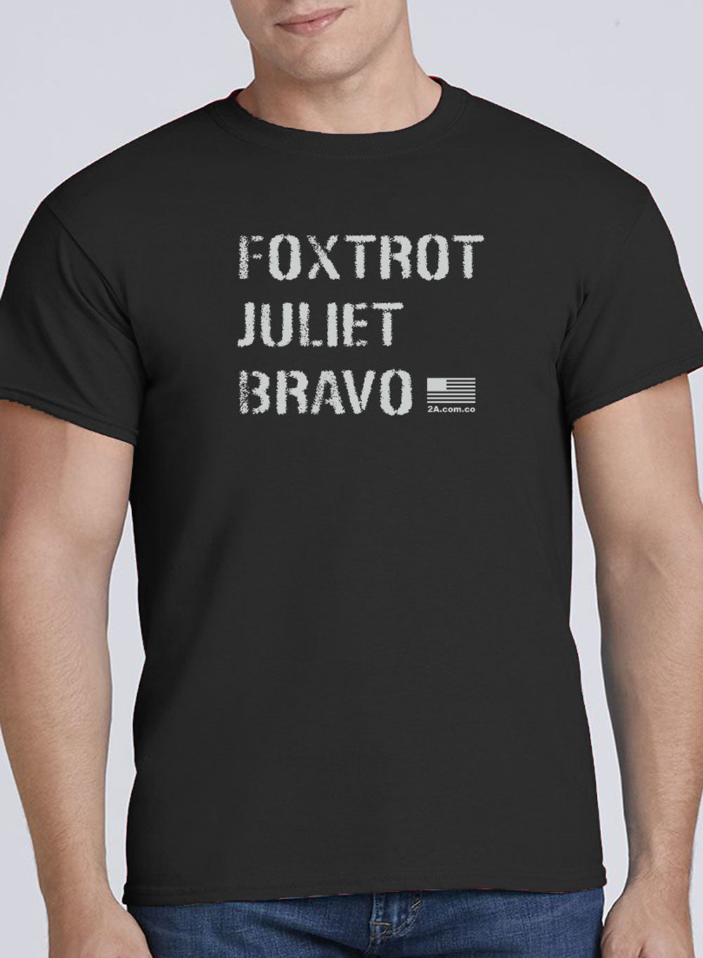 Foxtrot Juliet Bravo T-shirt (INCLUDES 3 FREE STICKERS)