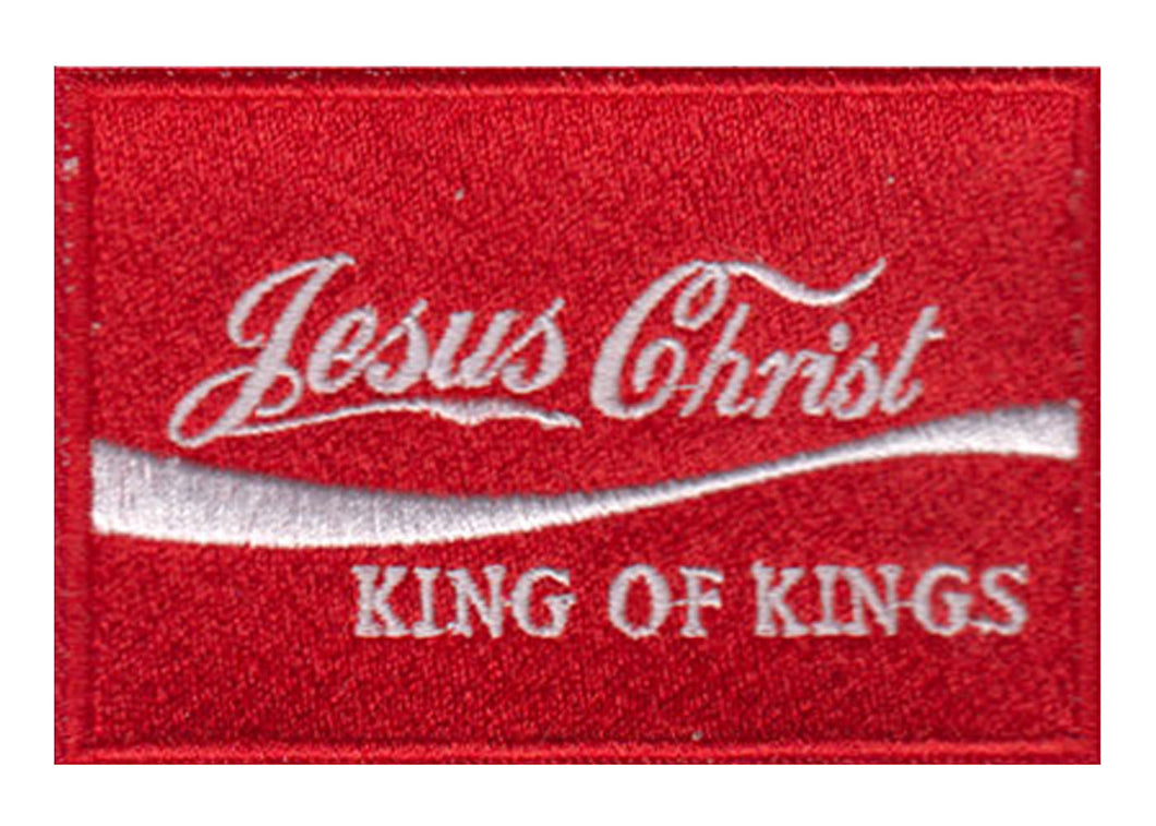 Jesus Christ - King of Kings Embroidered Velcro Patch