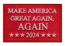 Load image into Gallery viewer, MAGA AGAIN Embroidered Velcro Patch
