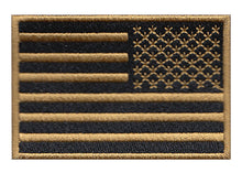 Load image into Gallery viewer, Reverse USA Flag Embroidered Velcro Patch
