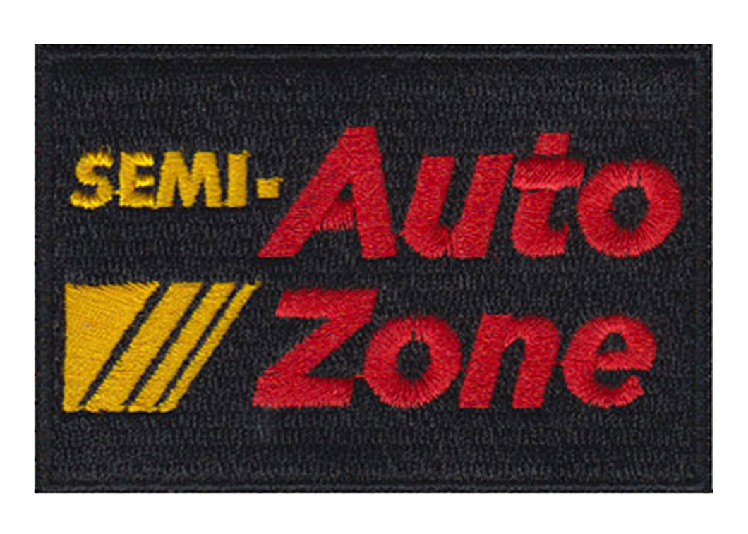 Semi-Auto Zone Embroidered Velcro Patch