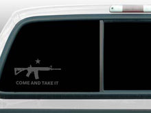 Load image into Gallery viewer, AR15 Come And Take It Cut Vinyl Decal
