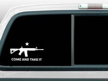 Load image into Gallery viewer, AR15 Come And Take It Cut Vinyl Decal
