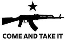 Load image into Gallery viewer, AK47 Come And Take It Cut Vinyl Decal
