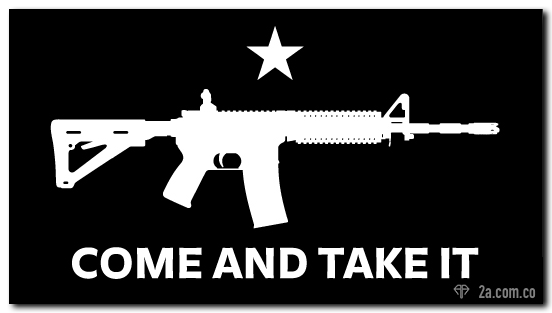 Come and Take It AR15 Vinyl Sticker