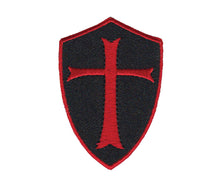 Load image into Gallery viewer, Crusader Cross Embroidered Velcro Patch
