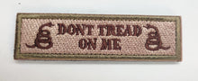 Load image into Gallery viewer, Dont tread on me strip velcro patch
