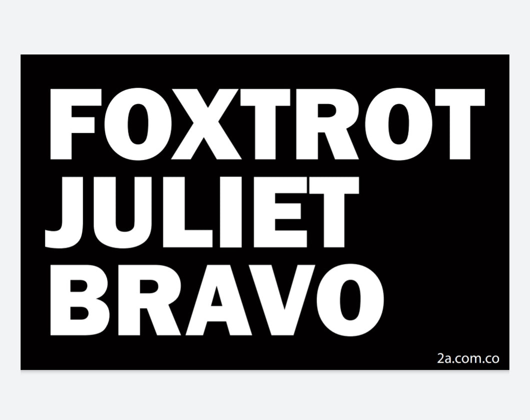 Foxtrot Juliet Bravo