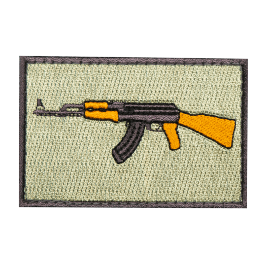 AK47 Patch Embroidered Velcro Patch