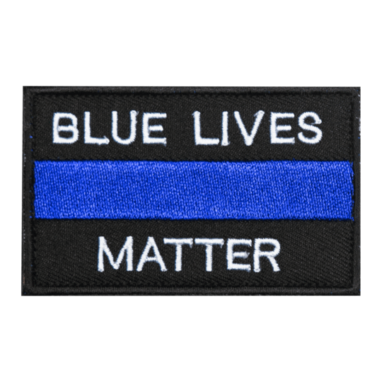 Blue Lives Matter Embroidered Velcro Patch