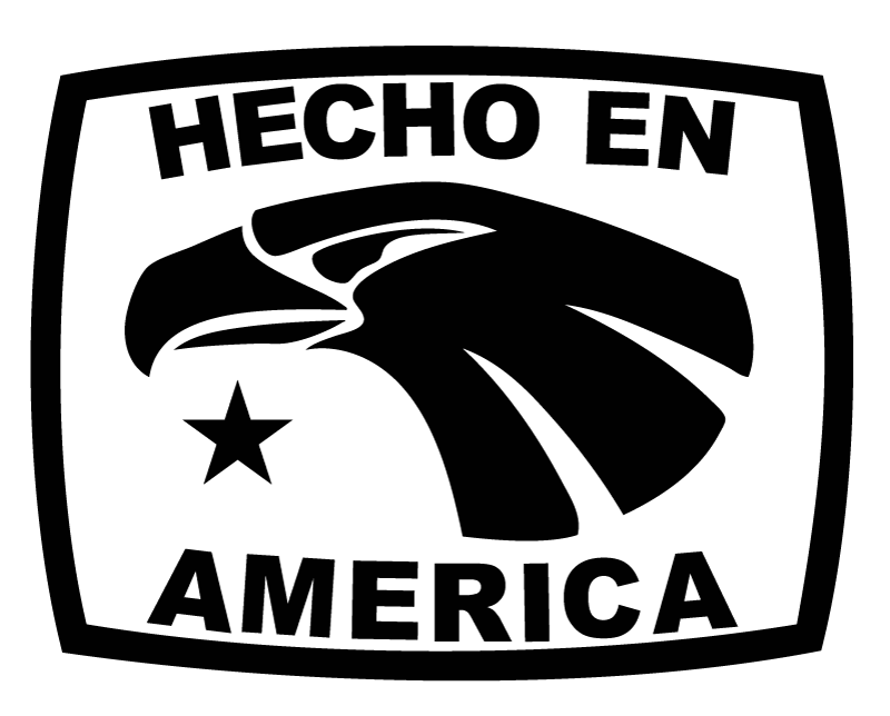 Hecho En USA Cut Vinyl Decal Car Window Sticker