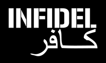 Load image into Gallery viewer, American Infidel Cut Vinyl Decal Car Window Sticker
