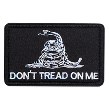 Load image into Gallery viewer, Don&#39;t Tread On Me - Gadsden Embroidered Velcro Patch
