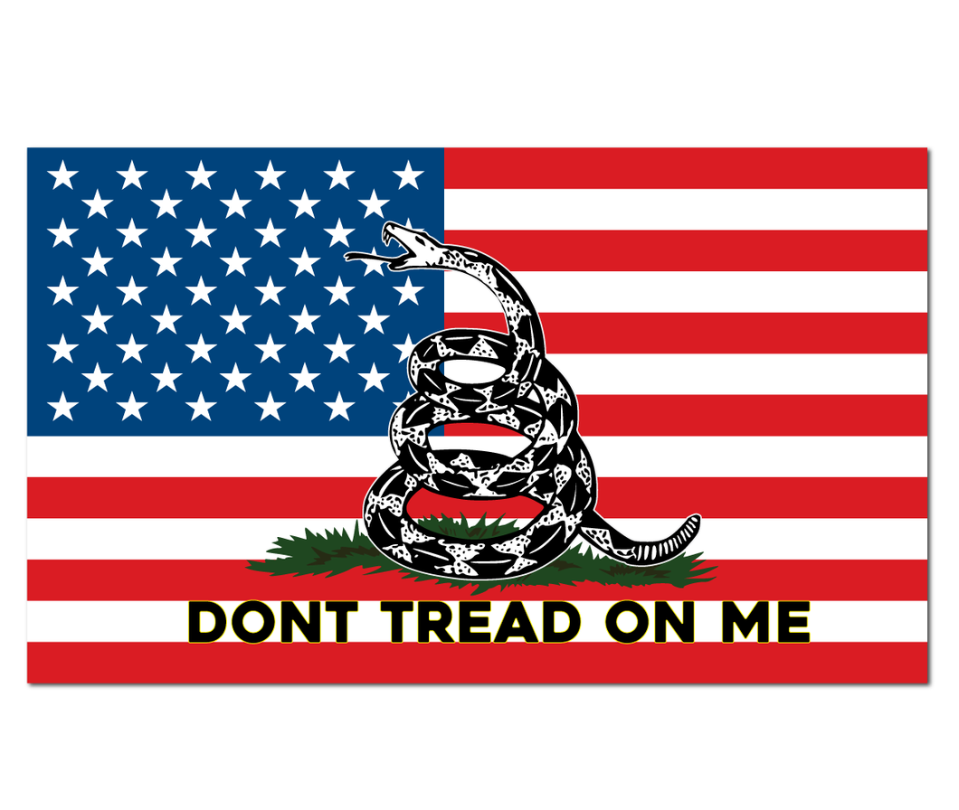 Dont Tread On Me USA Sticker