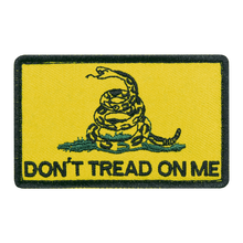 Load image into Gallery viewer, Don&#39;t Tread On Me - Gadsden Embroidered Velcro Patch
