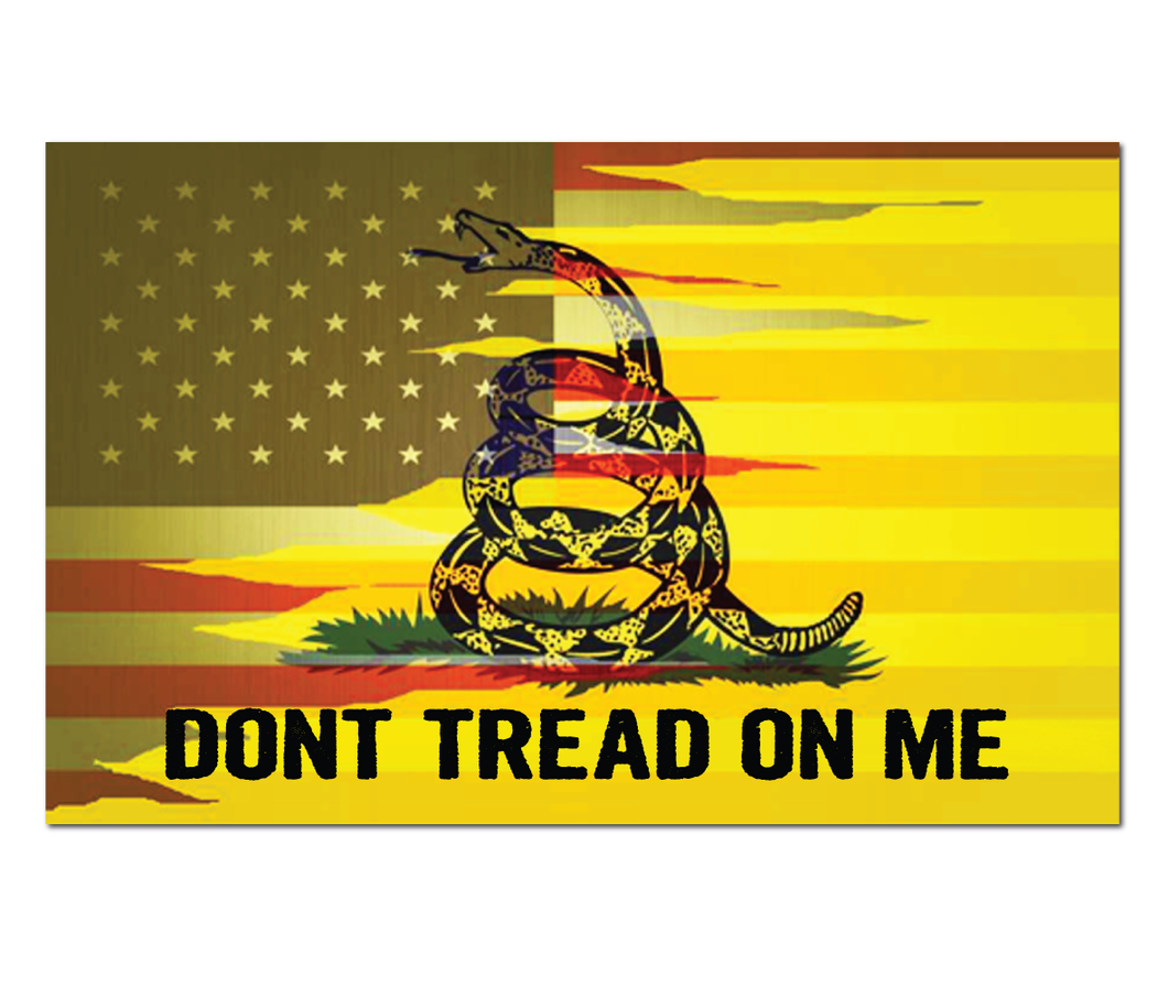 Gadsden / USA Flag Blend Sticker