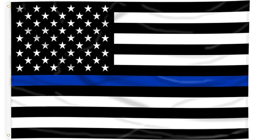 Thin Blue Line 3' x 5' Waterproof Poly Flag