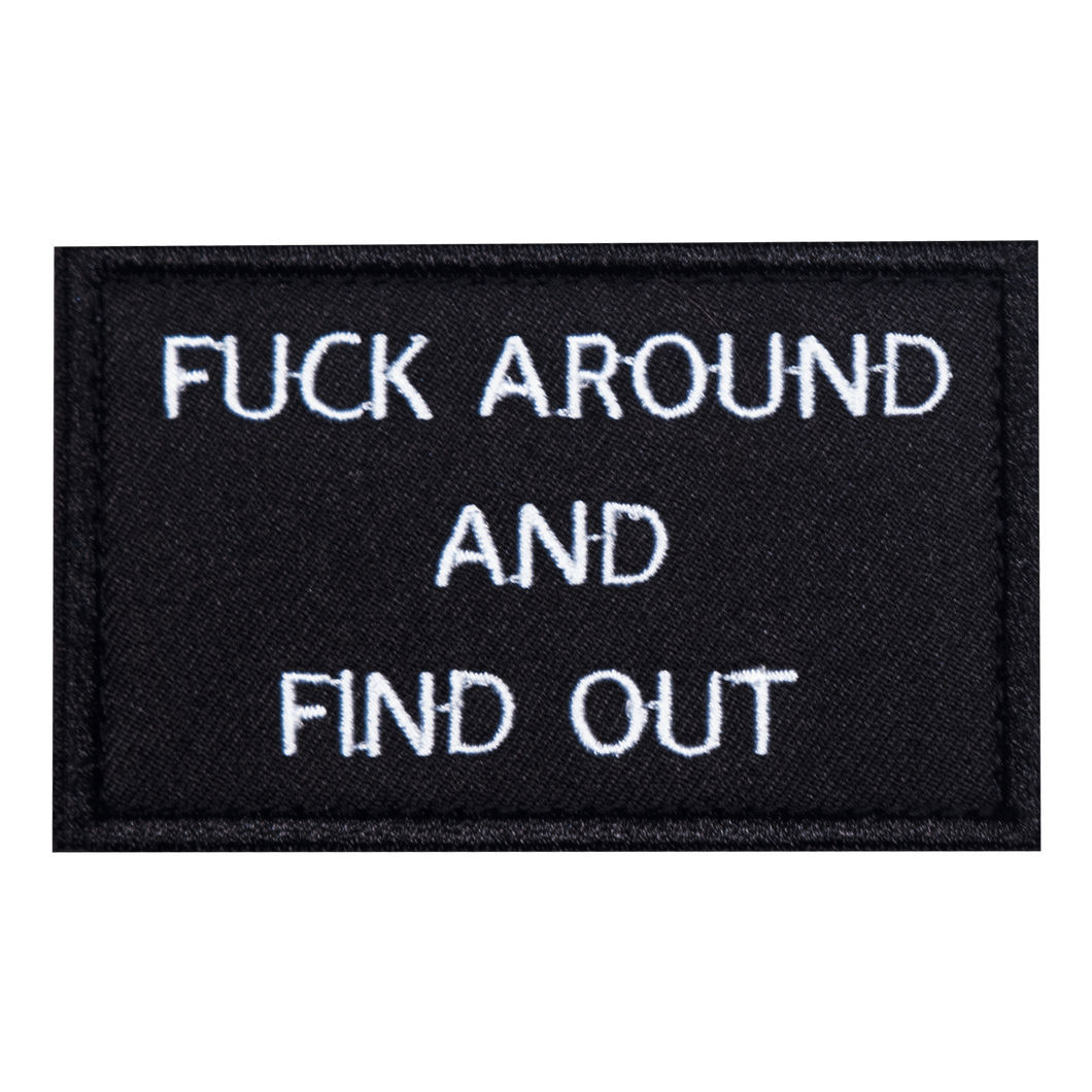 FAFO Embroidered Velcro Patch