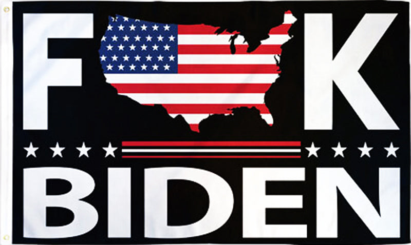 FK Biden RWB Waterproof Flag 3x5ft Poly