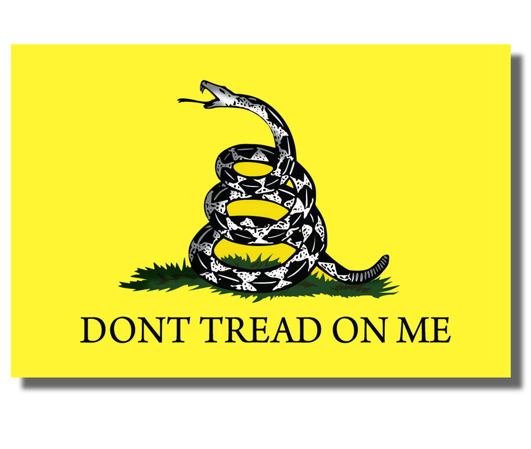 Gadsden Yellow Flag Sticker