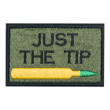 Load image into Gallery viewer, Just The Tip Embroidered Velcro Patch
