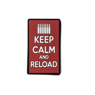 Keep Calm and Reload PVC Velcro Patch