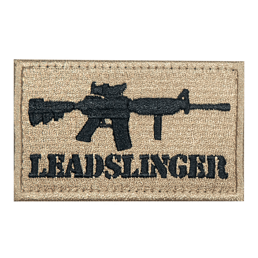 Leadslinger Embroidered Velcro Patch