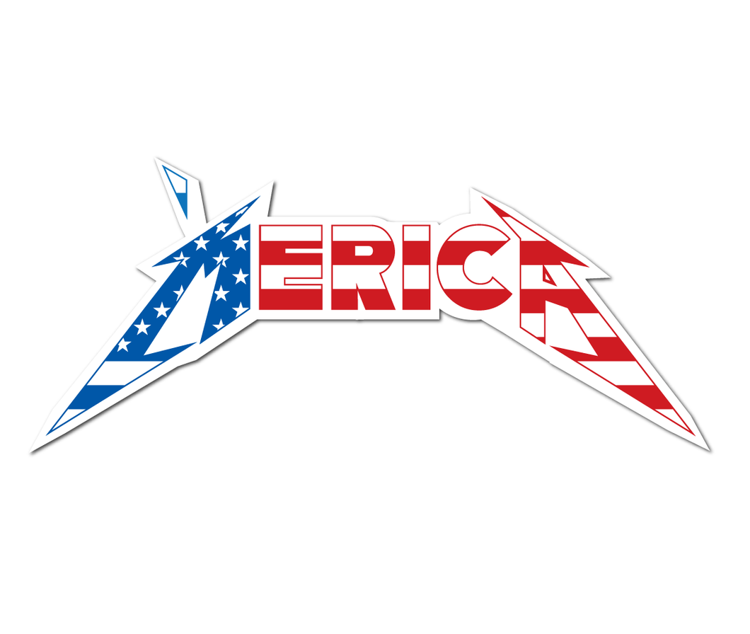 Metal Merica Sticker