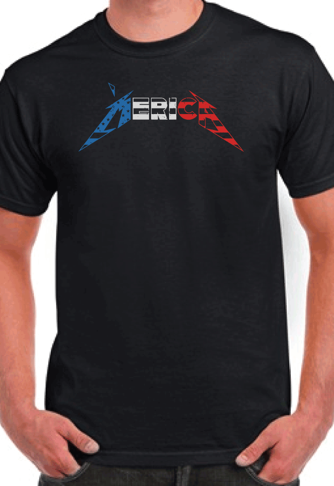 Mens 'Merica Red White & Blue Tshirt