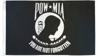 POW-MIA Flag 3x5ft Poly